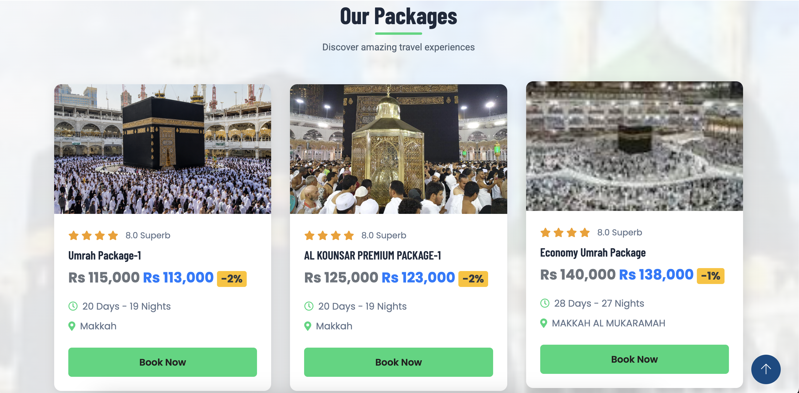 Hajj and umrah services